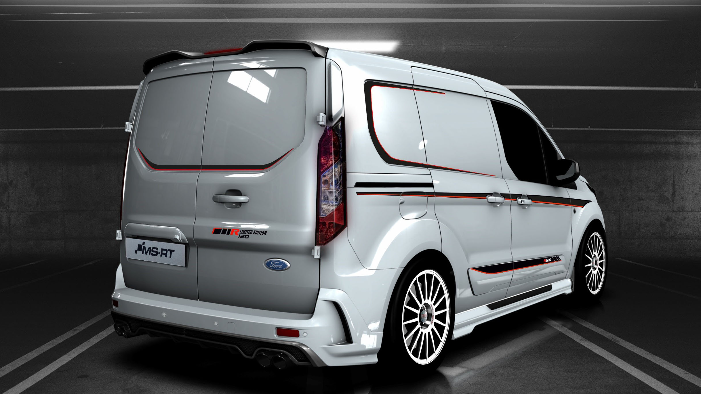 MS-RT's Ford Transit Connect wants to be a WRC car when it grows up