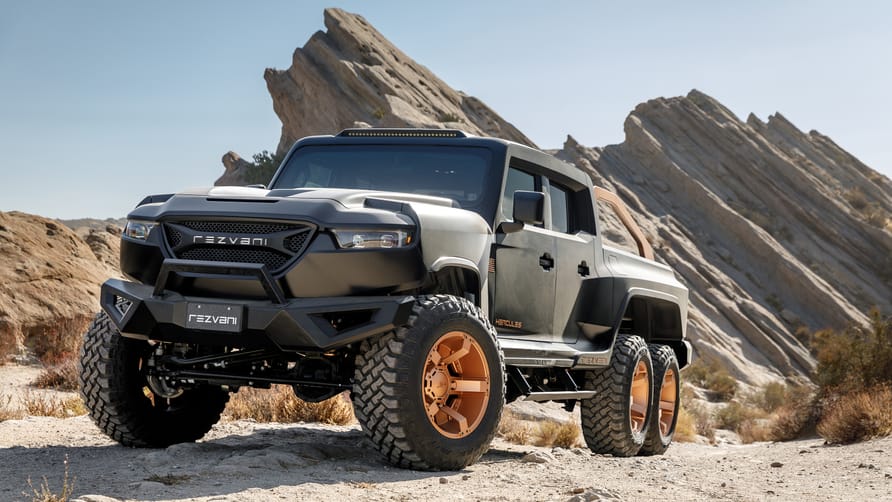 Watch out, it's the 1,300bhp, bulletproof Rezvani Hercules 6x6 | Top Gear