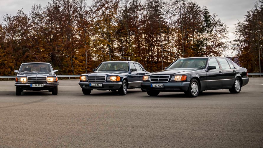 Feast your eyes on these retro Mercedes-Benz S-Class models | Top Gear