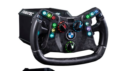 New BMW gaming wheel also works in the actual racecar | Top Gear
