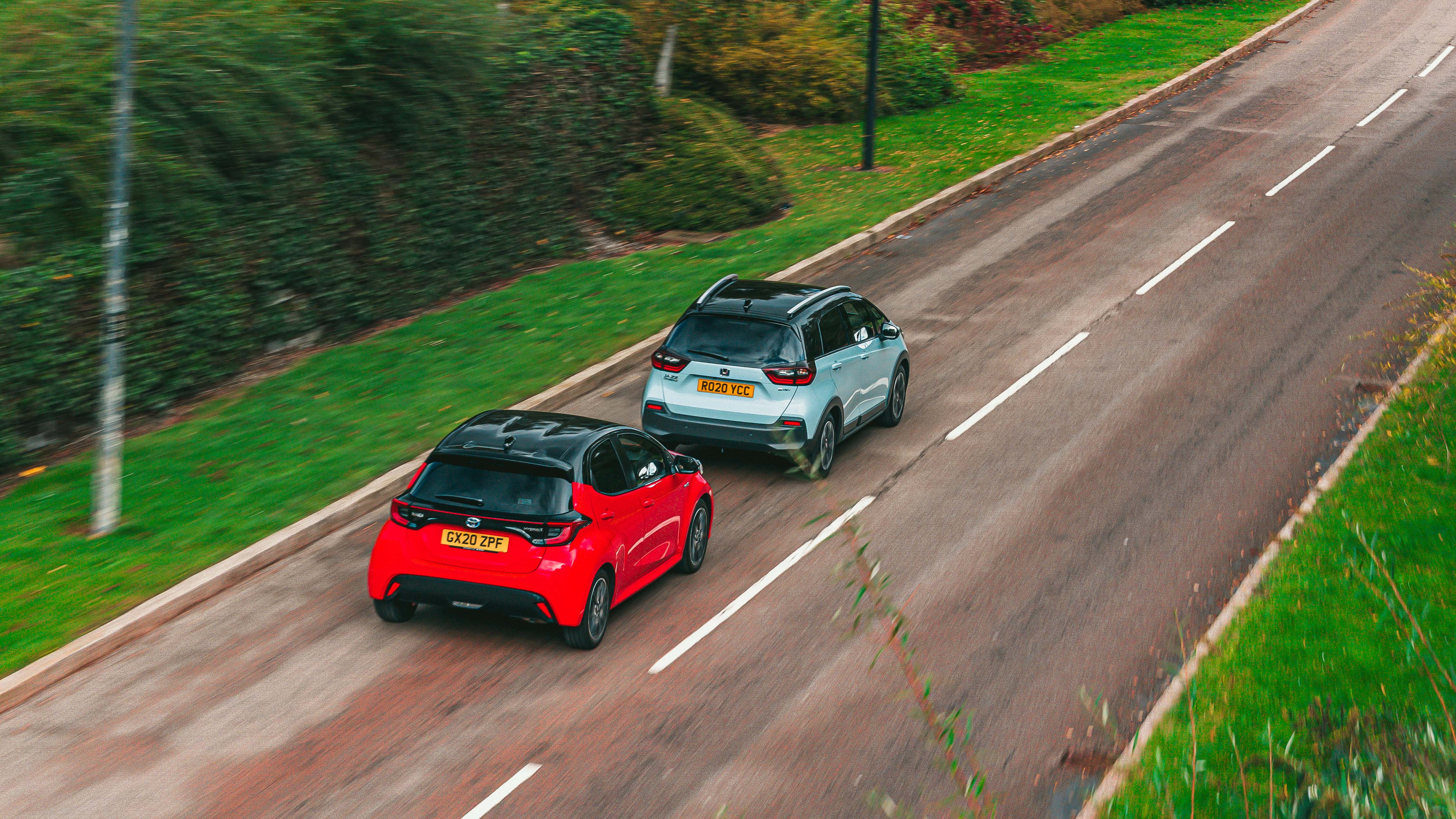 Toyota Yaris Vs Honda Jazz Crosstar Hybrid Supermini Test Top Gear