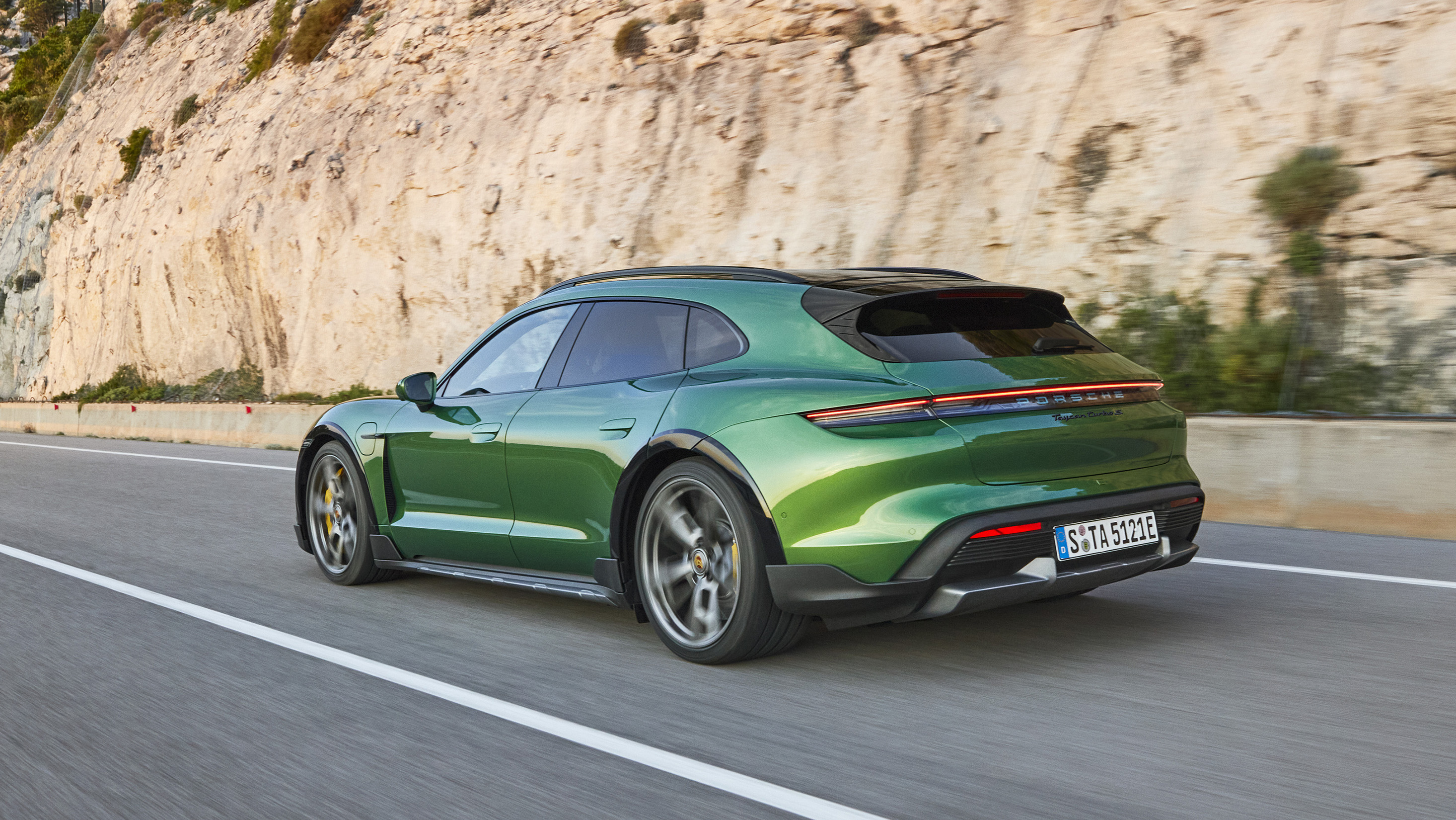 The Porsche Taycan Cross Turismo is here