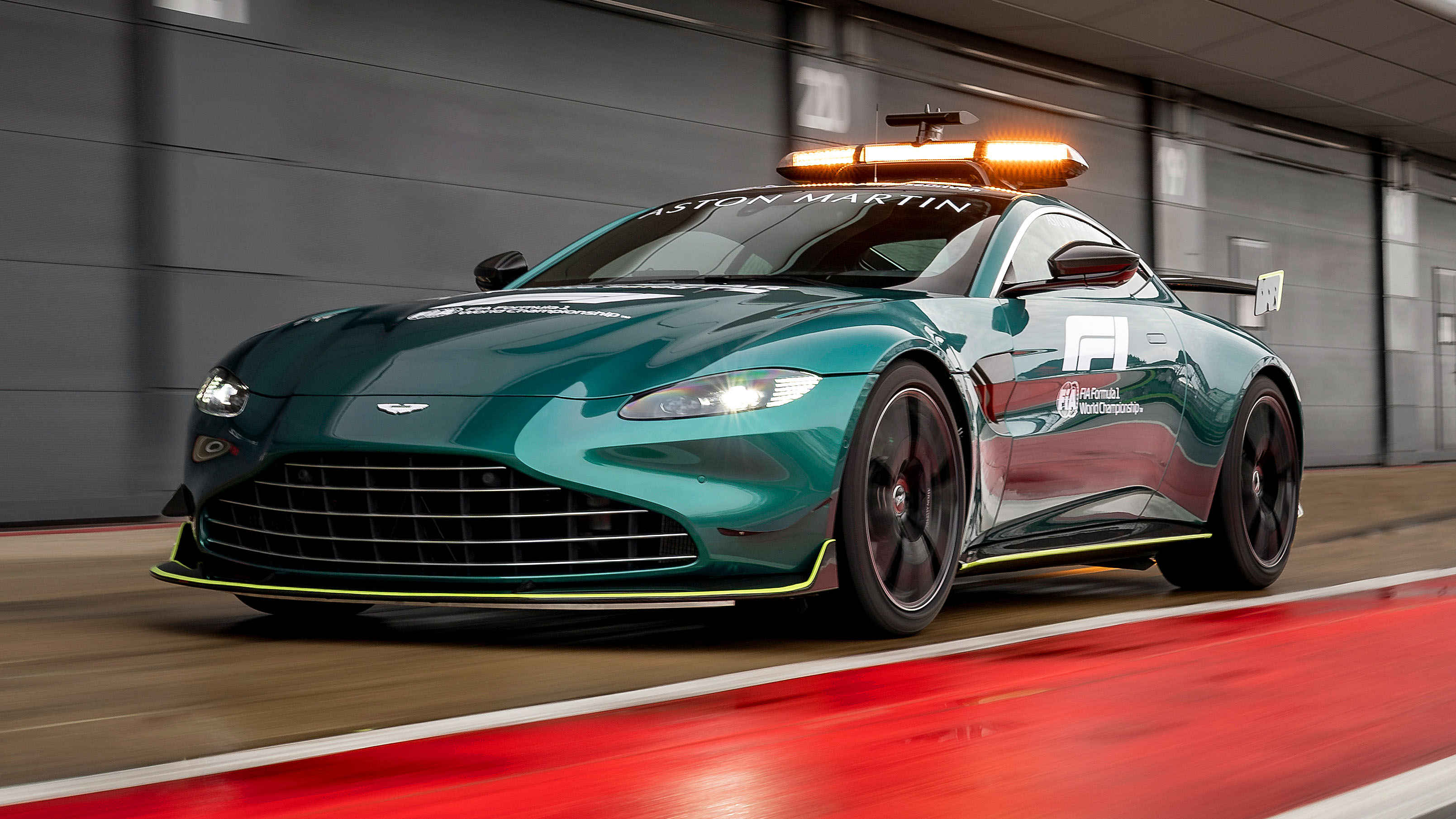 Meet F1’s new safety car, a bewinged Aston Martin Vantage Top Gear