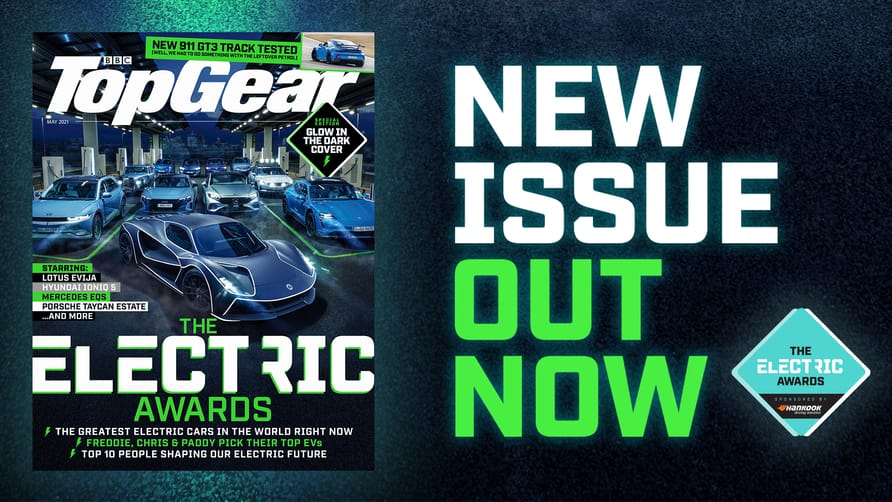 New issue out now it’s the Top Gear Electric Awards Top Gear