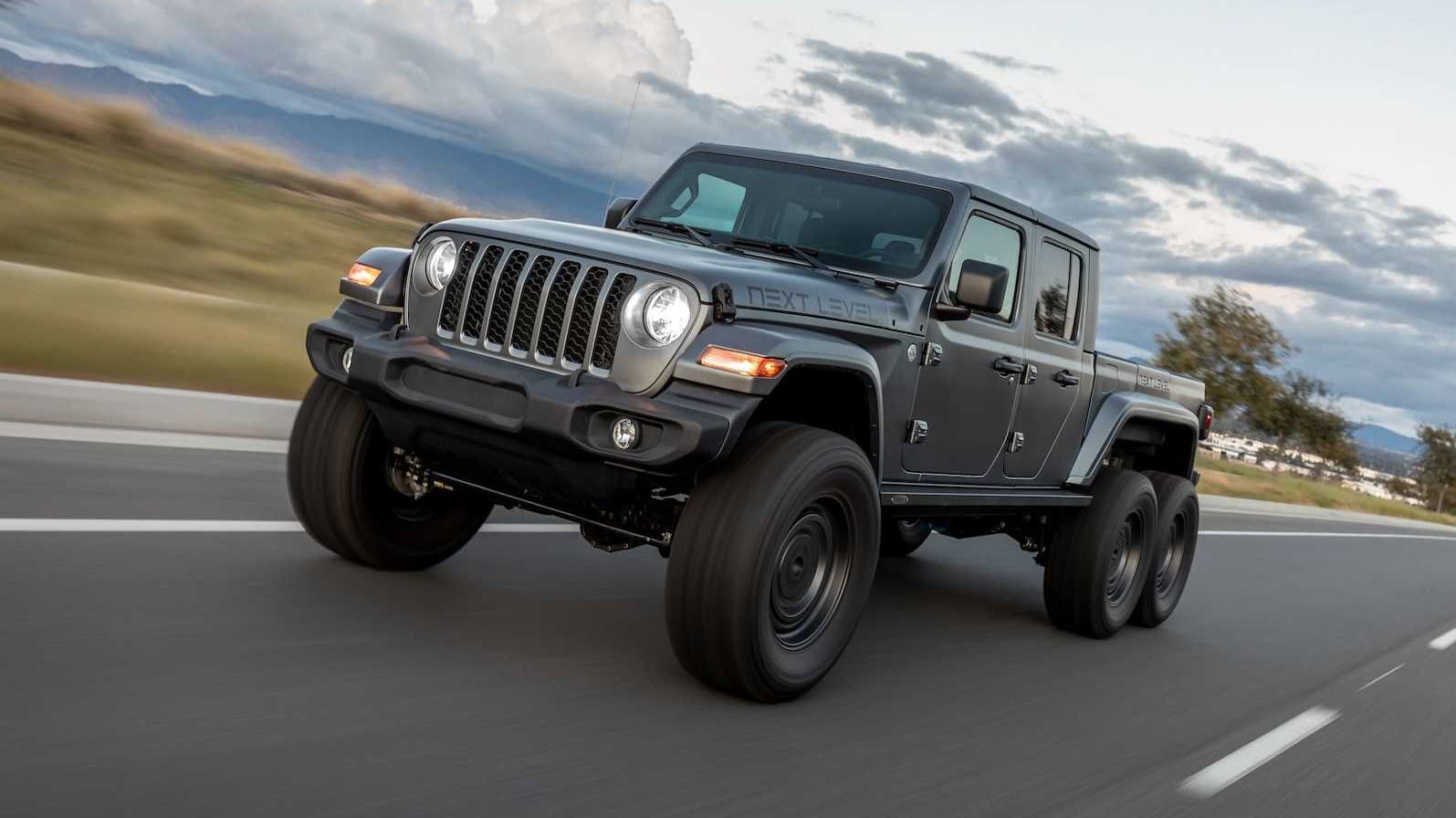 This Gladiator 6x6 will be sold in Jeep dealers Top Gear