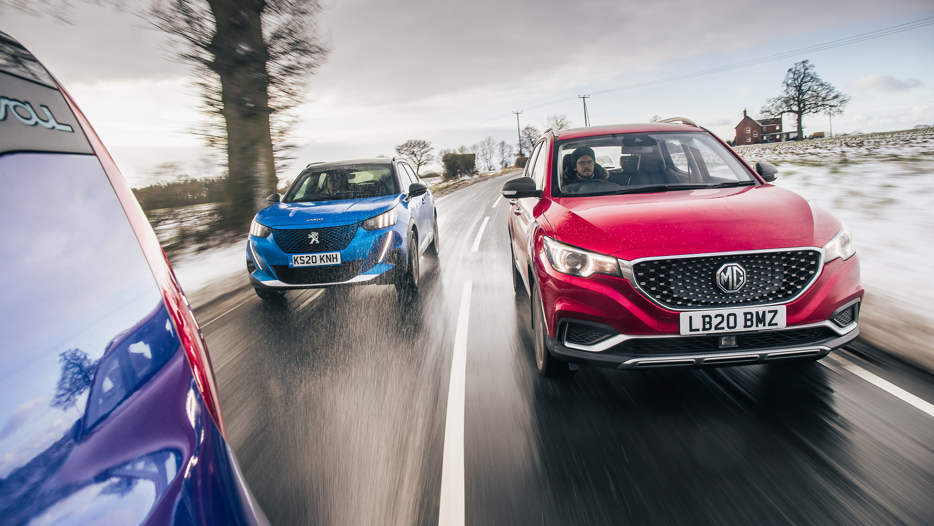 Electric SUV test Peugeot e 2008 vs MG ZS EV vs Kia Soul EV Top