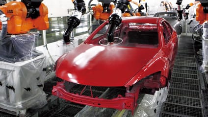 Where are Mazdas built, and how many does it build in a year?