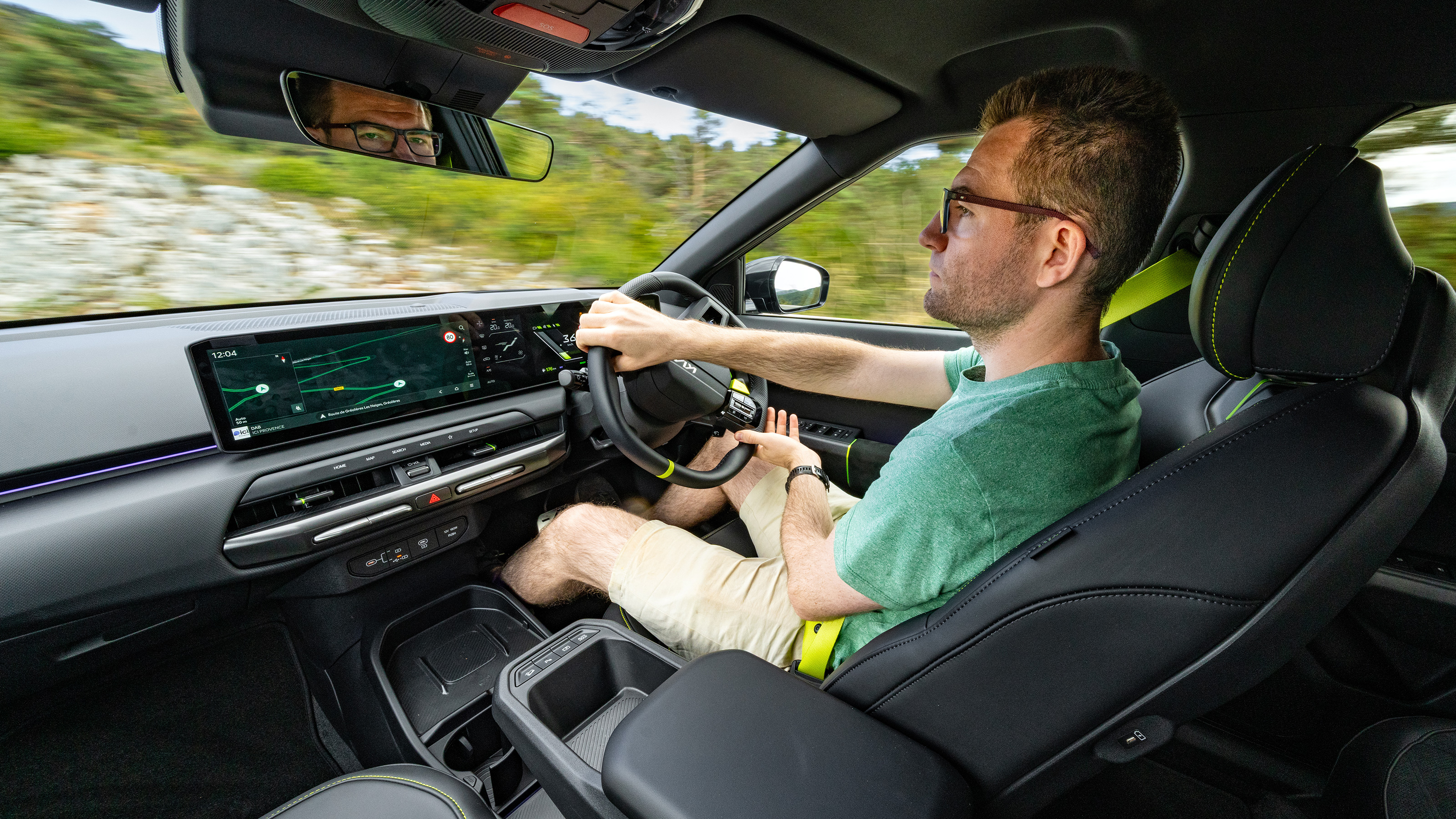 Kia EV4 GT Joe Holding driving