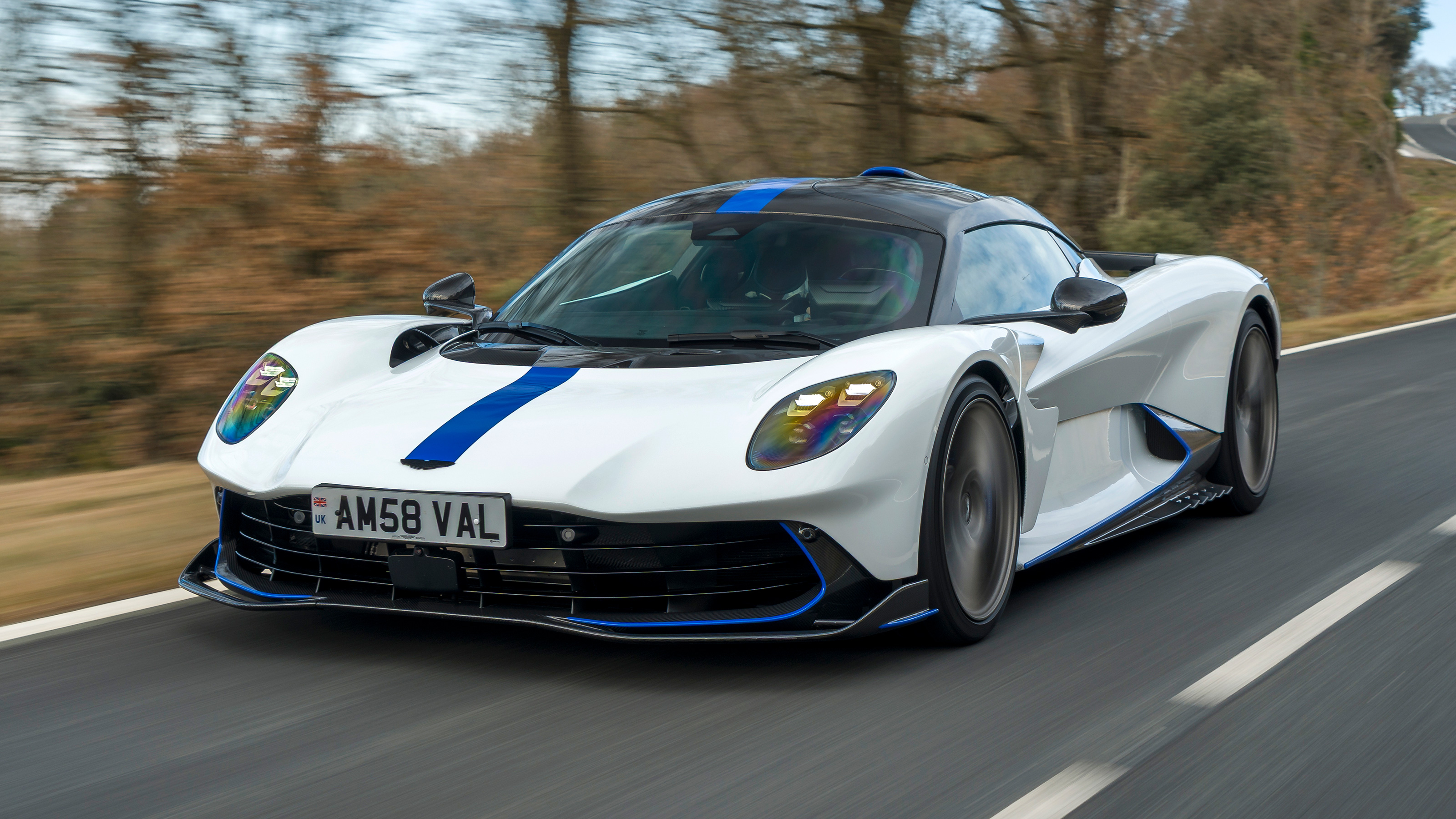 Aston Martin Valhalla Lunar white