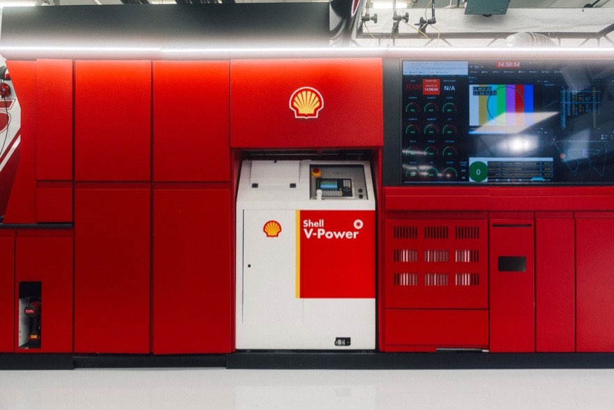 Shell V-Power's Formula 1 Trackside Laboratory and Test Rig