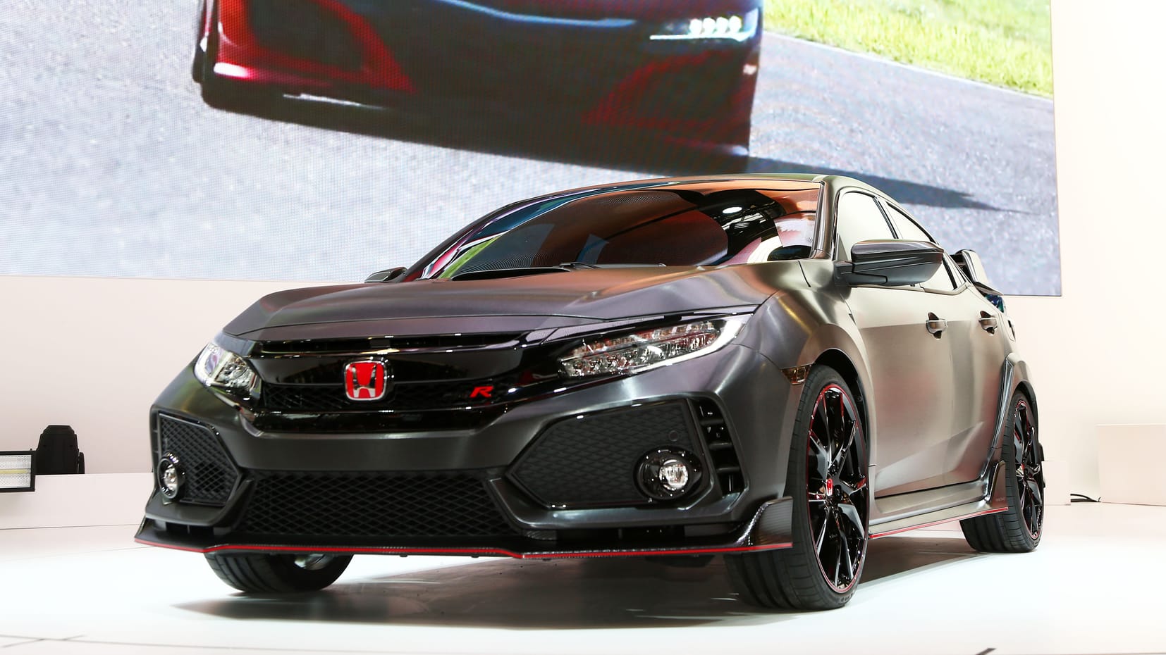 ICYMI more pictures of the Honda Civic TypeR Prototype Top Gear