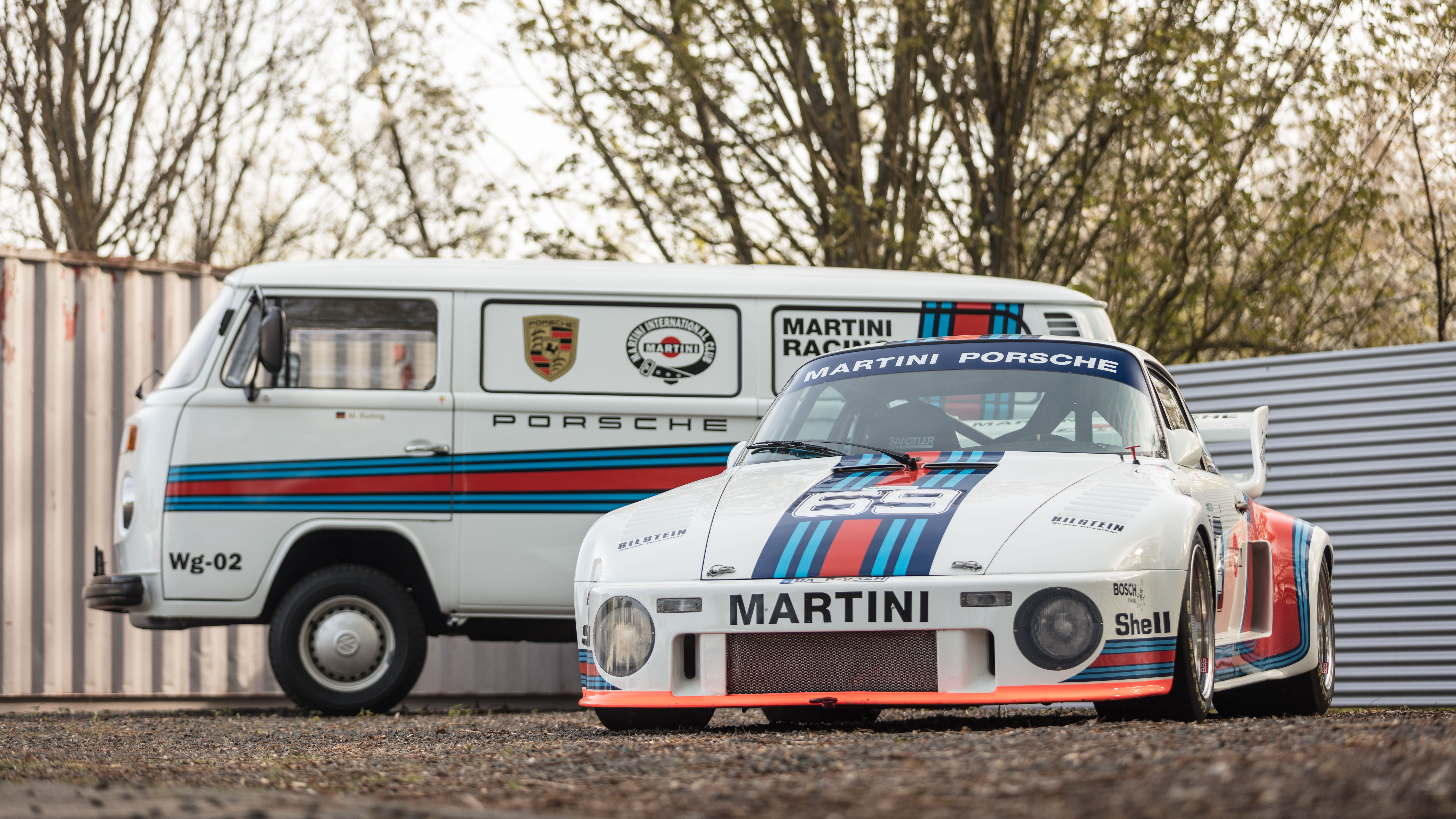 Martini Liveried Porsche 934 5 Vw Transporter Van Top Gear