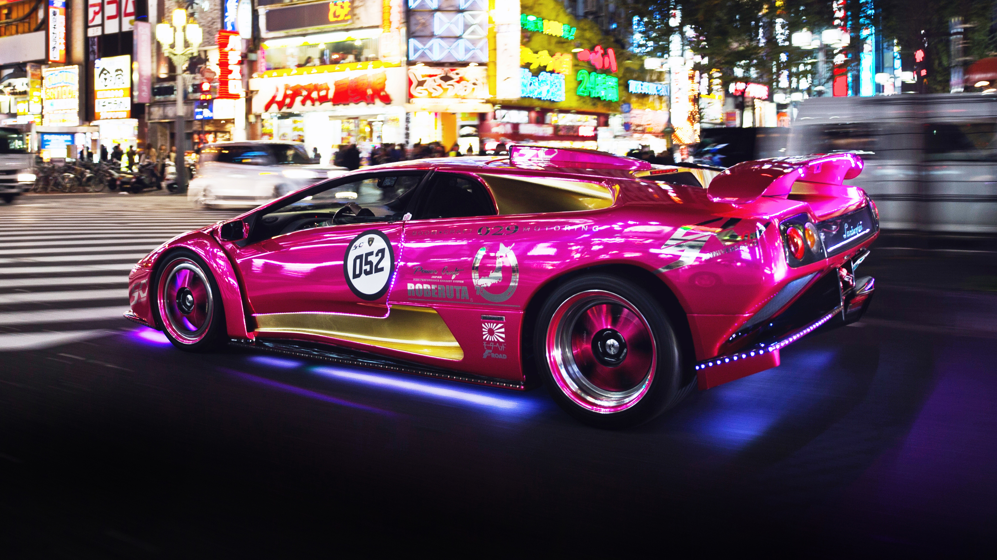 Pink Lamborghini Aventador Turns Heads In Tokyo