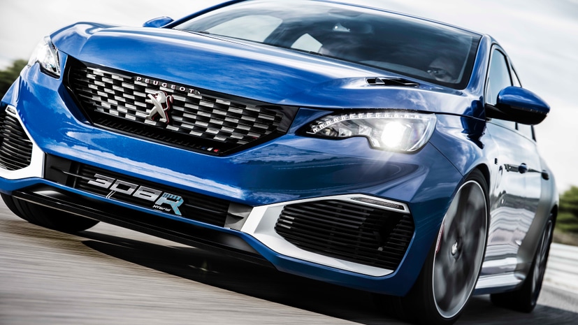 Top Gear drives the 494bhp Peugeot 308 R Hybrid | Top Gear