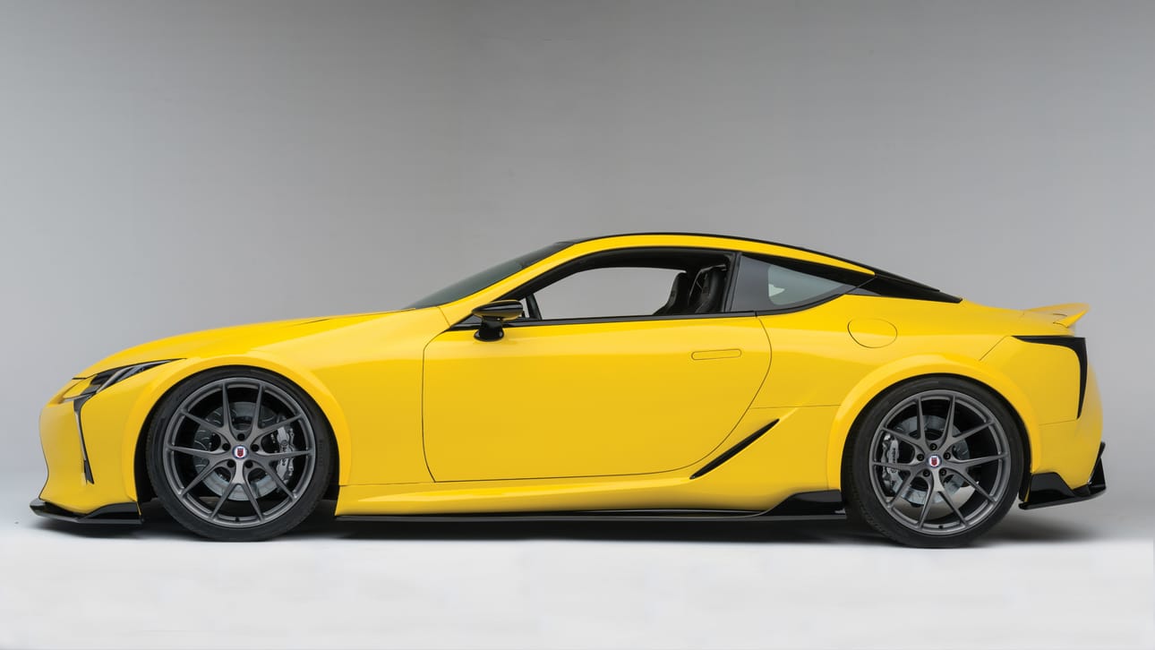 This is apparently the world's first modified Lexus LC500 Top Gear