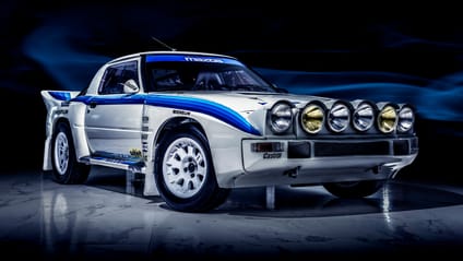 Mazda RX-7 Group B rally car front