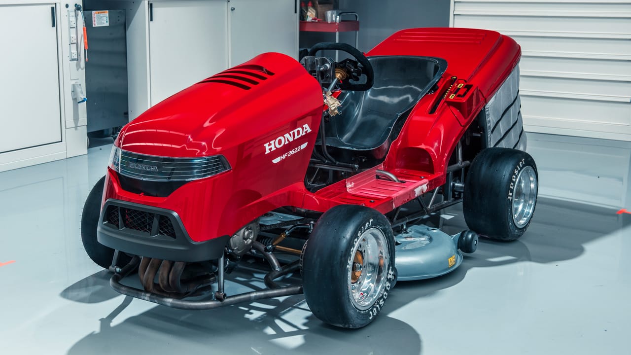 Top Gear and Honda's 134mph+ lawn mower: the build | Top Gear