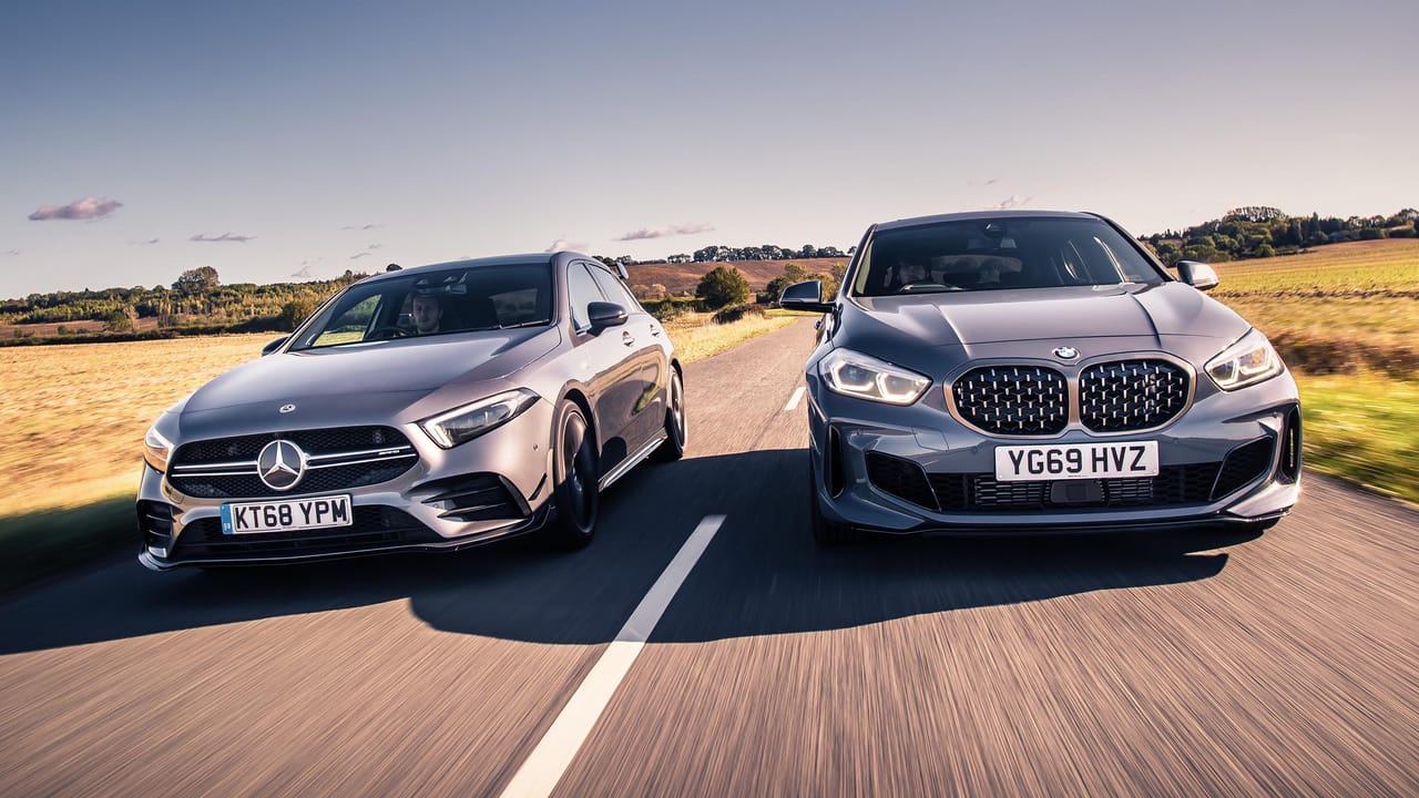 Twin test: BMW M135i vs Mercedes-AMG A35 Top Gear
