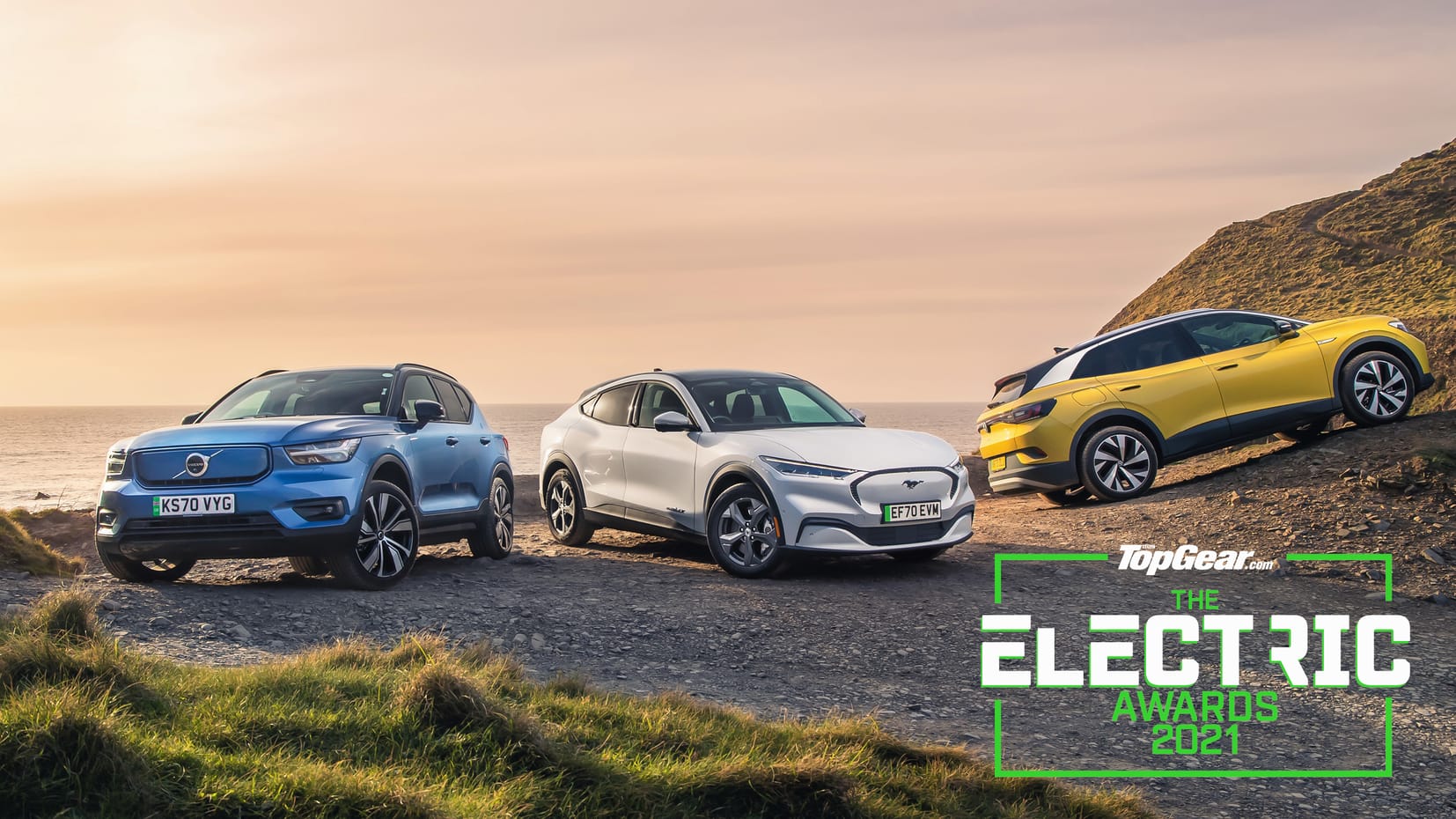 Ford Mustang MachE vs VW ID4 vs Volvo XC40 Recharge Top Gear