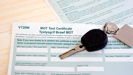 MOT certificate