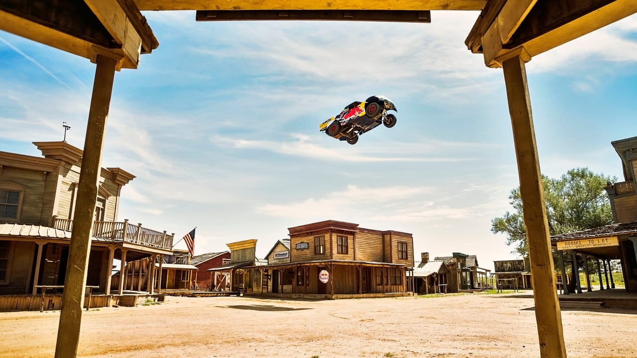 An action-packed car stunt