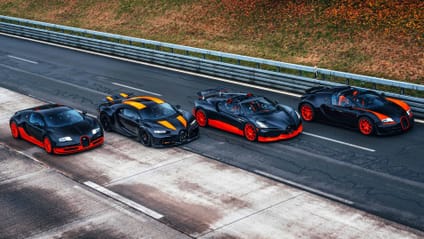 Bugatti Mistral World Record Edition, Bugatti Chiron Super Sport World Record Edition, Bugatti Veyron Super Sport World Record Edition, Bugatti Vitesse World Record Edition