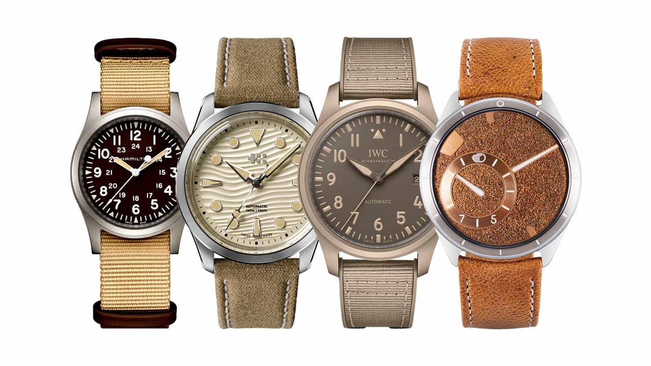 Sand-inspired watch collection