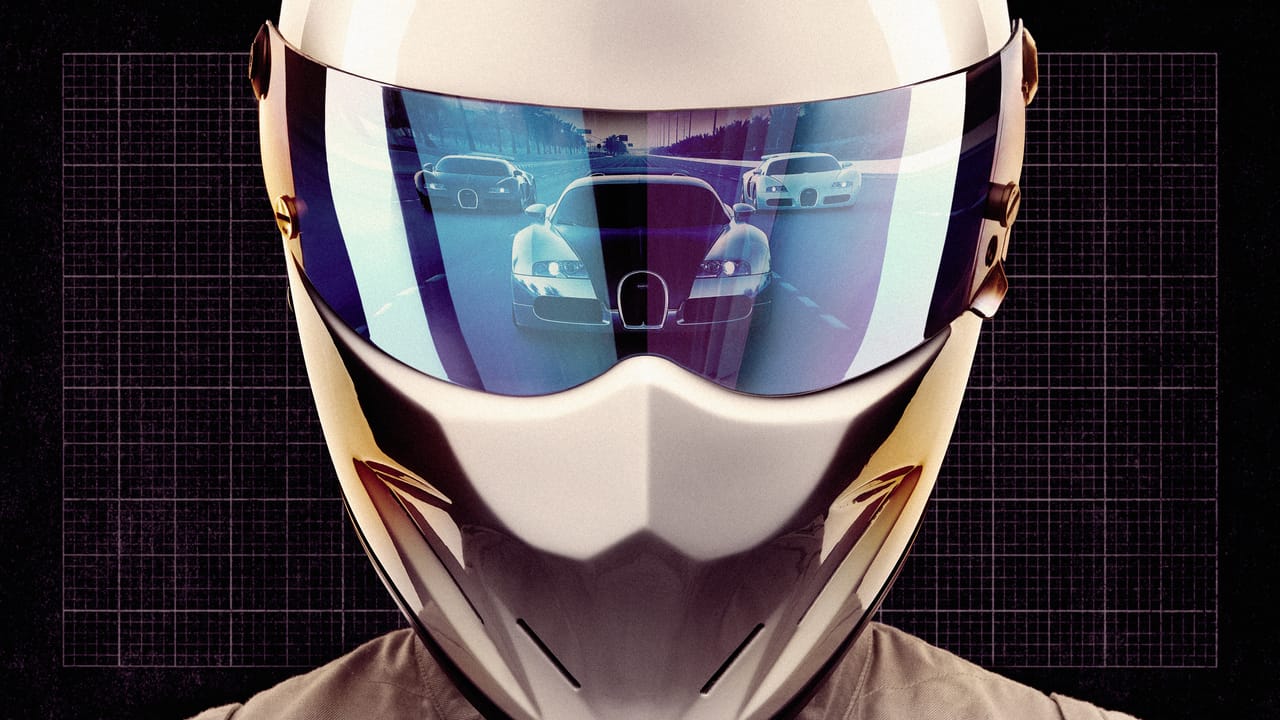 Top Gear Stig with iconic cars