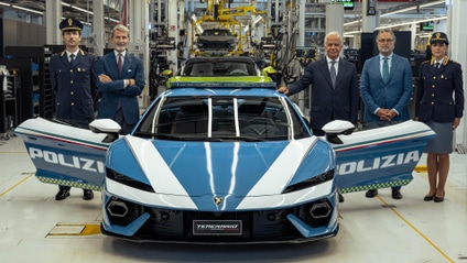 Italian Polizia Lamborghini Temerario
