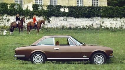 Peugeot 504 Coupe side profile