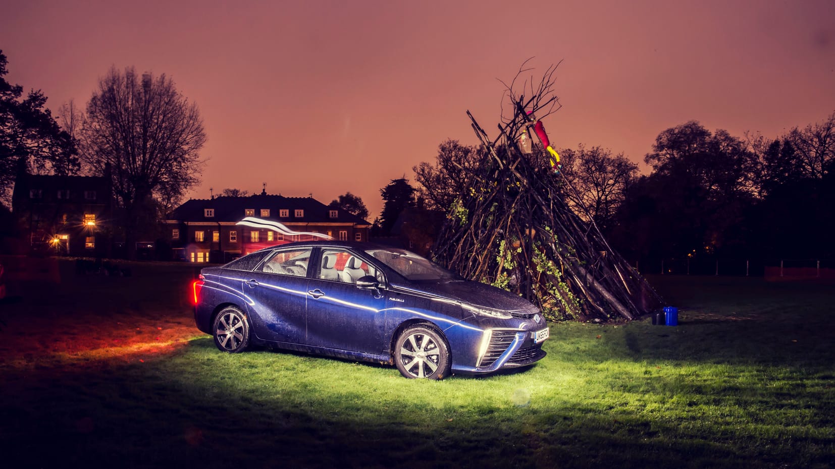Delivering fireworks in a hydrogenfuelled Toyota Mirai Top Gear