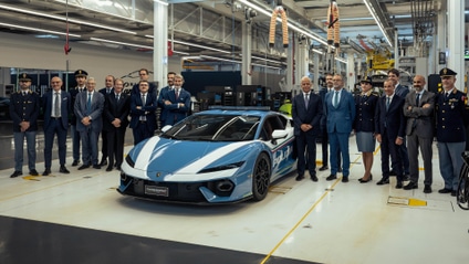 Italian Polizia Lamborghini Temerario