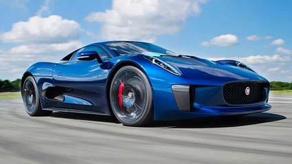 Jaguar C-X75: 1.6-litre turbocharged *and* supercharged four-cylinder