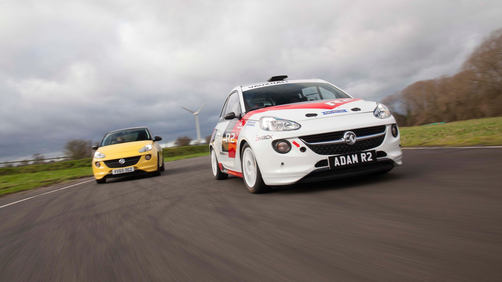 Rally R2 Twin test: Vauxhall Adam S vs R2 rally car | Top Gear