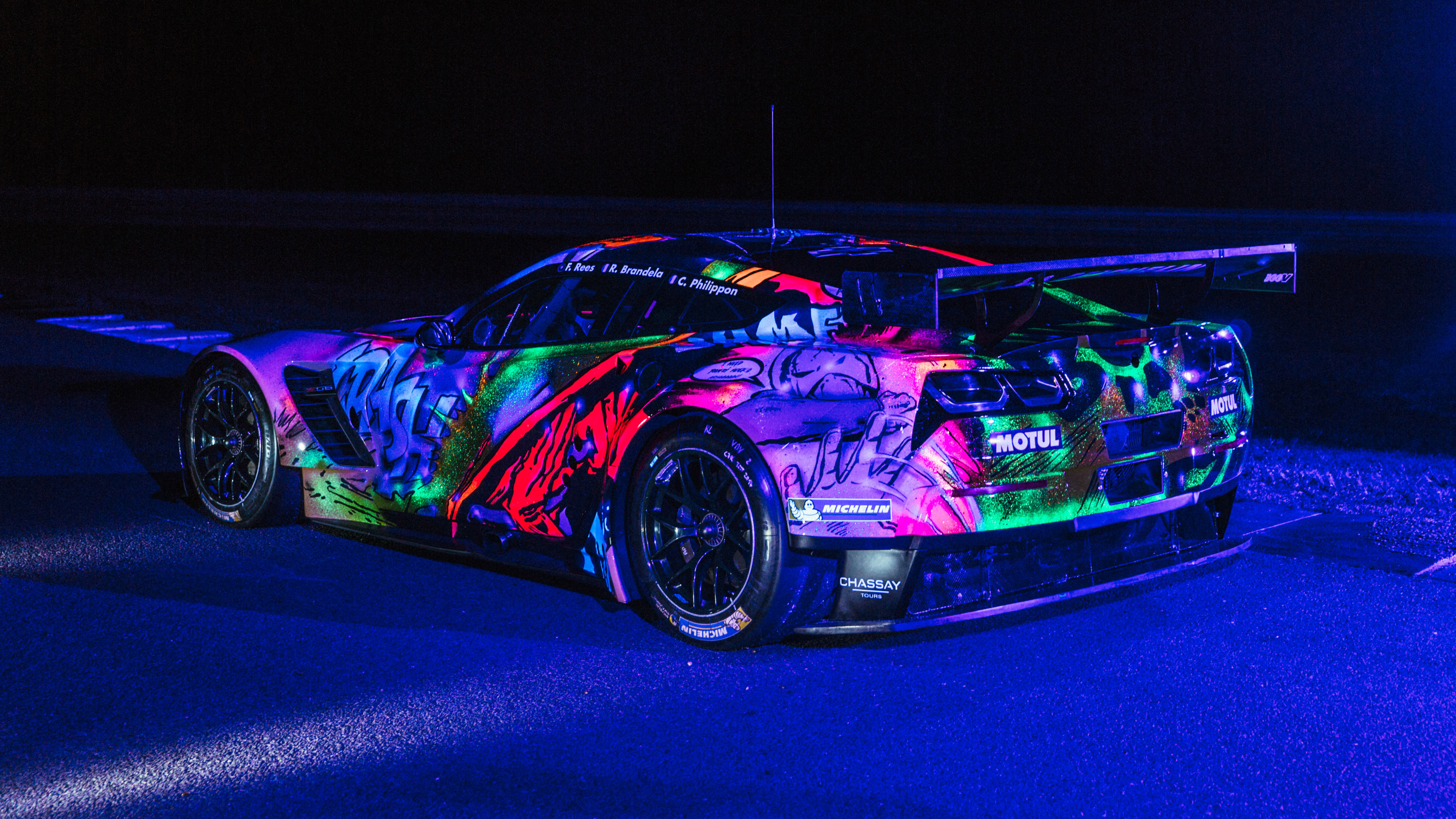 Glow in the dark race cars shop