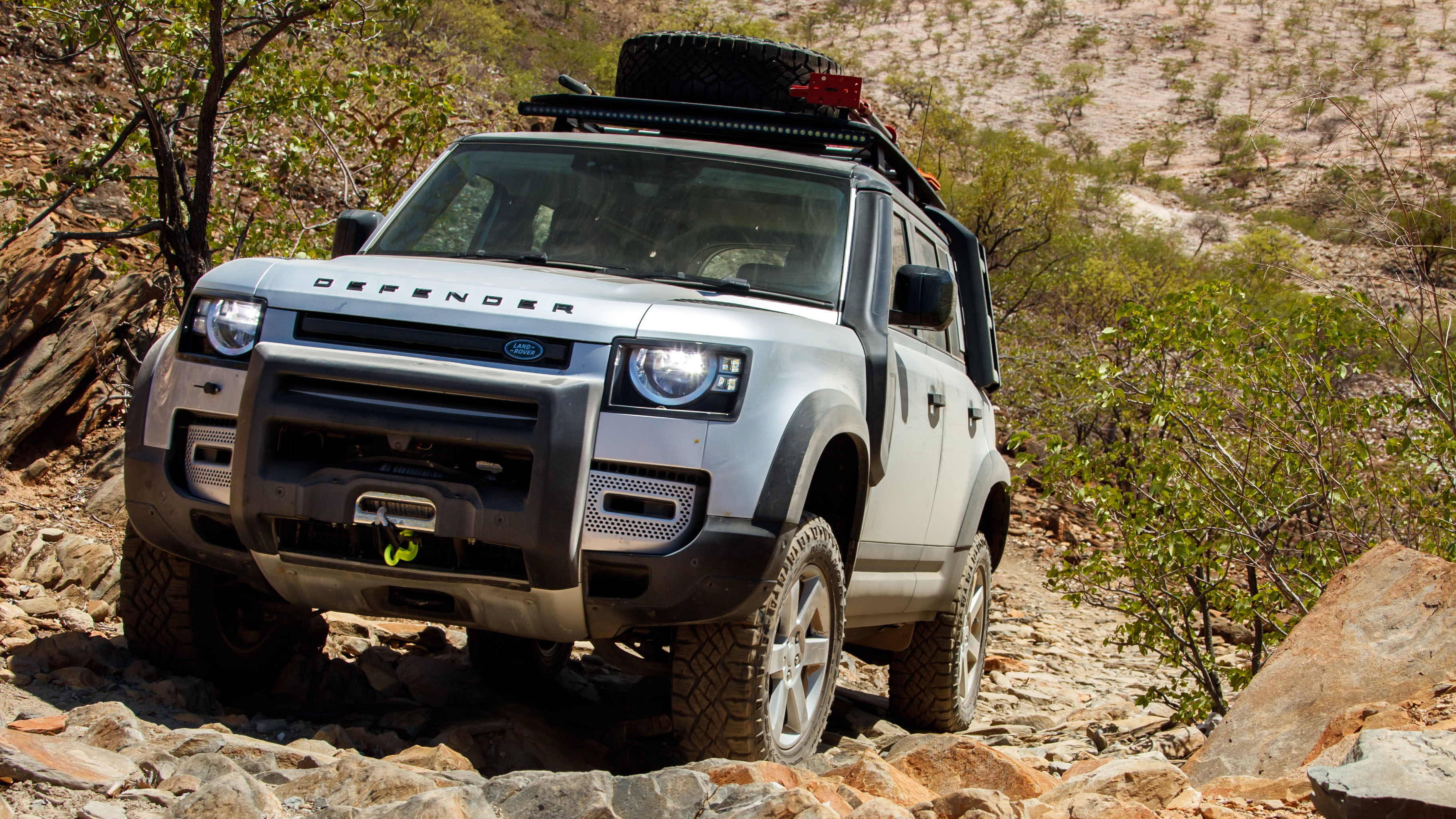 Desert Land Rover Defender Expedition 110 Grijs – Land Rover