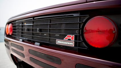 Bova Futura coach rear lights on the McLaren F1