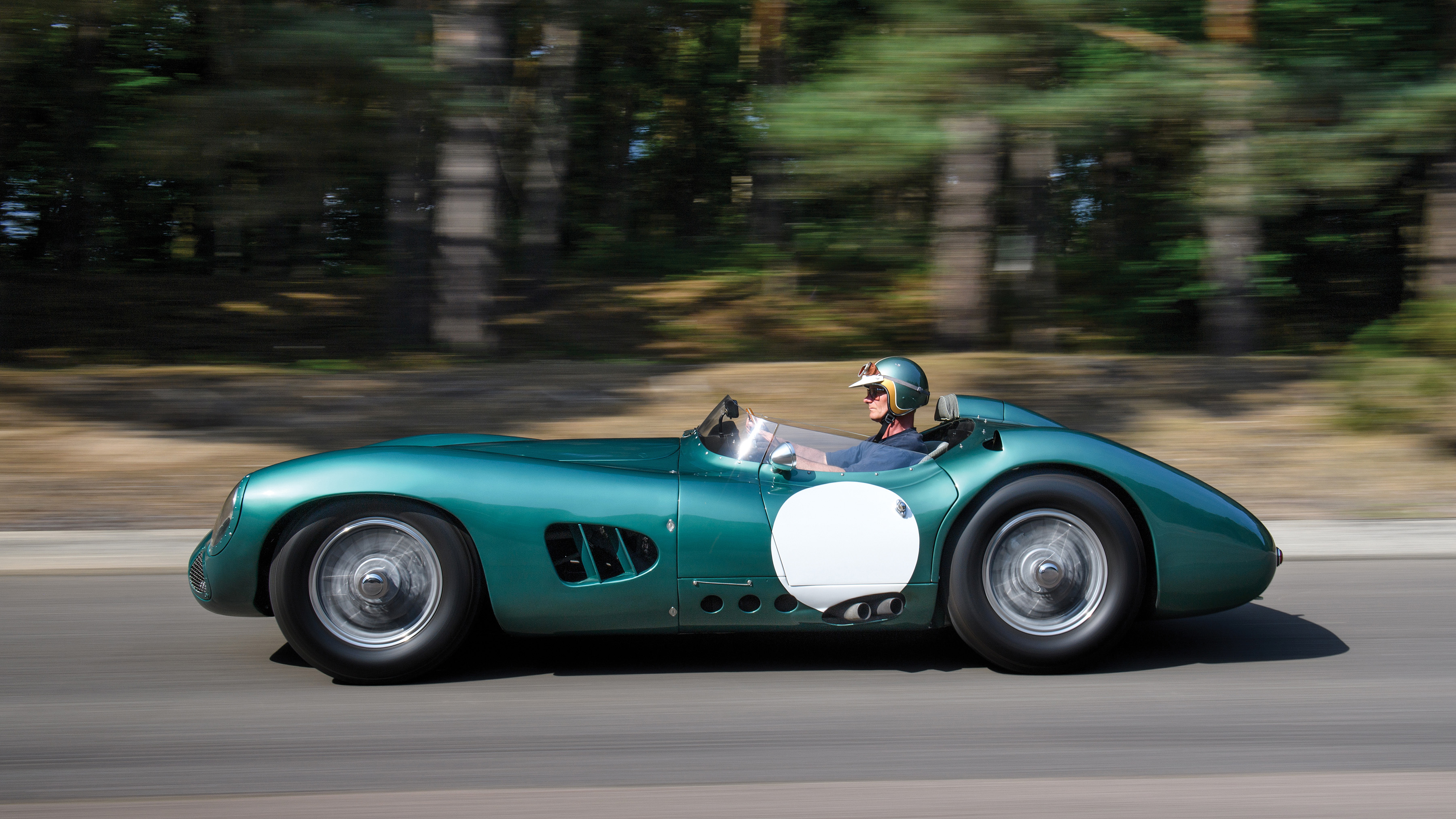 Aston Martin DBR1 in action, Le Mans 24 Hours, France, 1959. The car,... News Photo - Getty Images