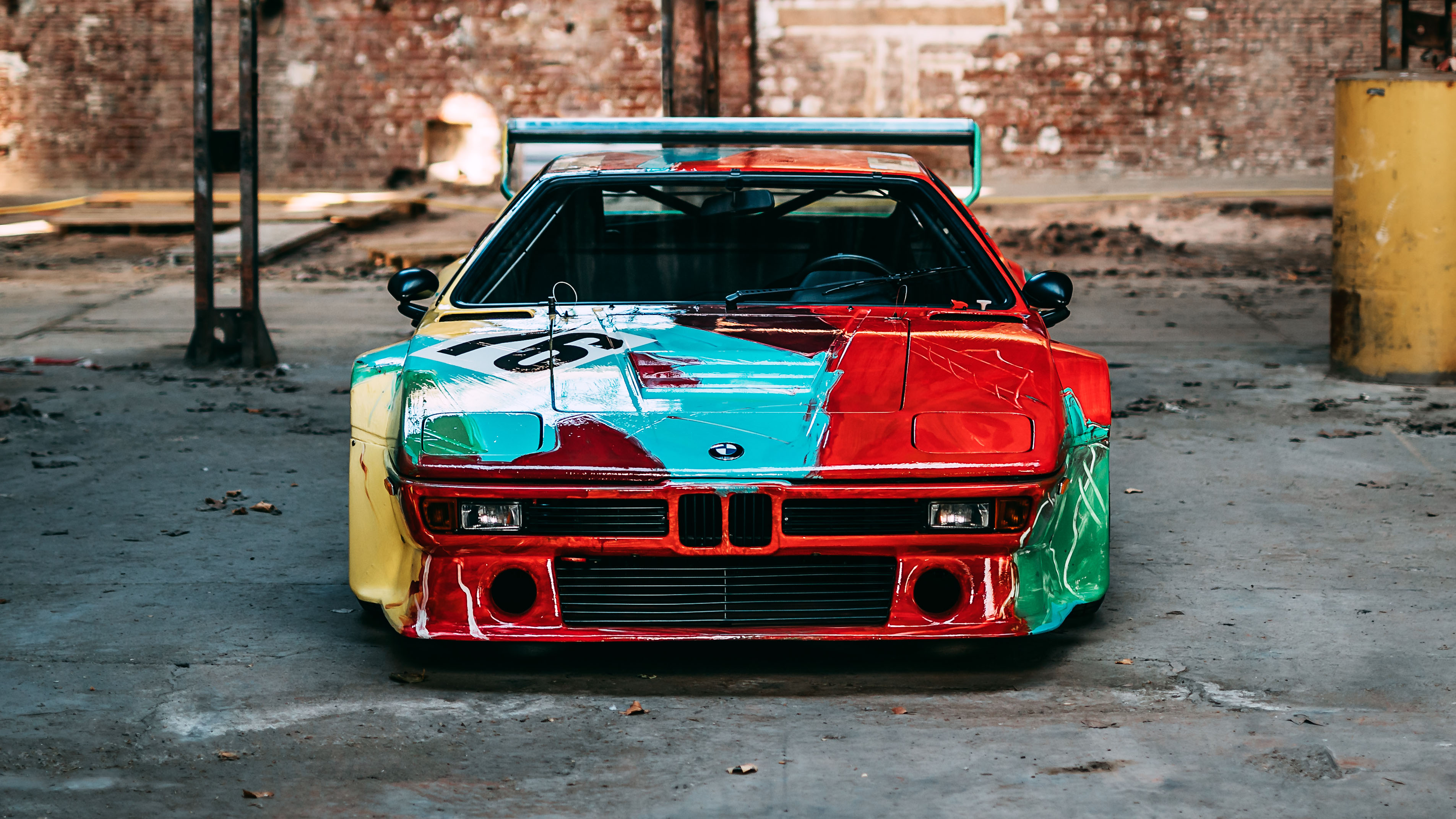 Gallery: the gorgeous BMW M1 Art Car in a disused factory | Top Gear