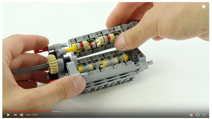 Lego bugatti chiron engine best sale