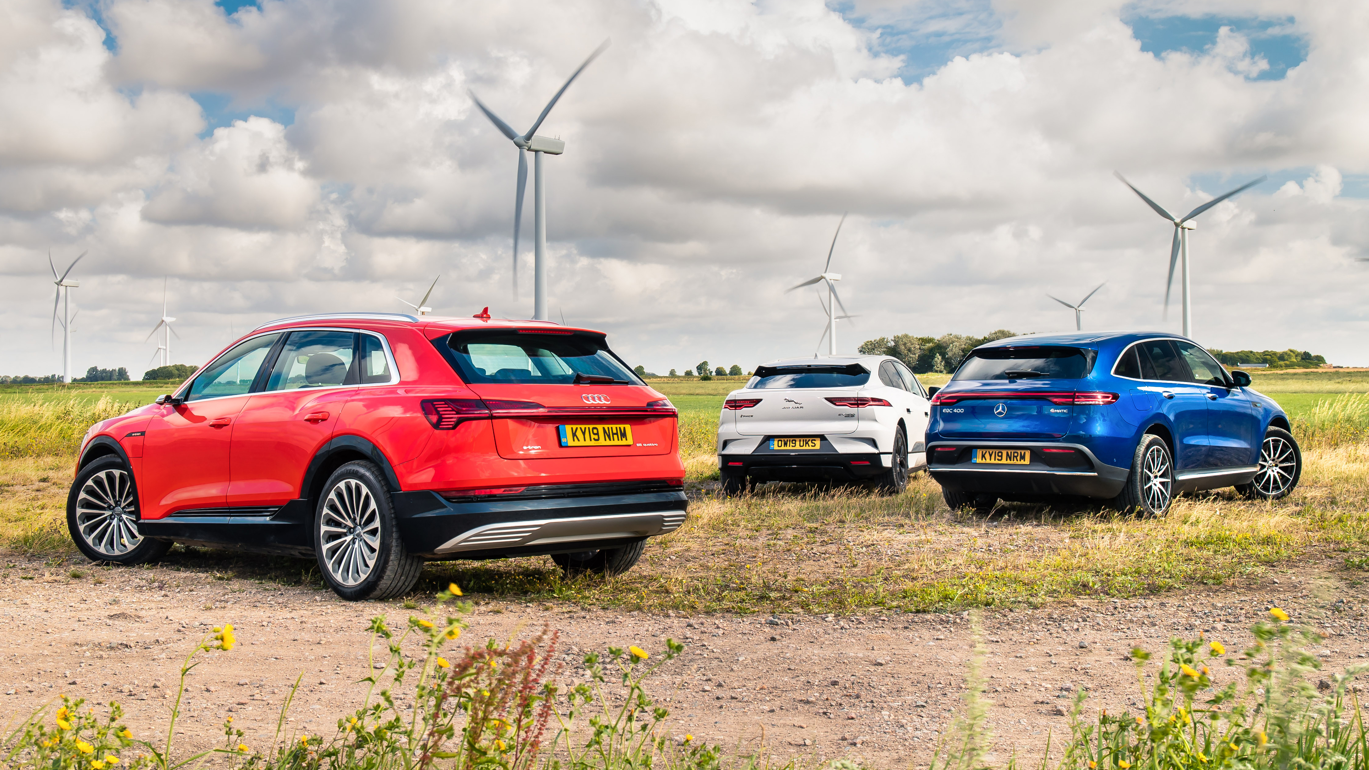 Mercedes EQC vs Audi e tron vs Jaguar I Pace Top Gear
