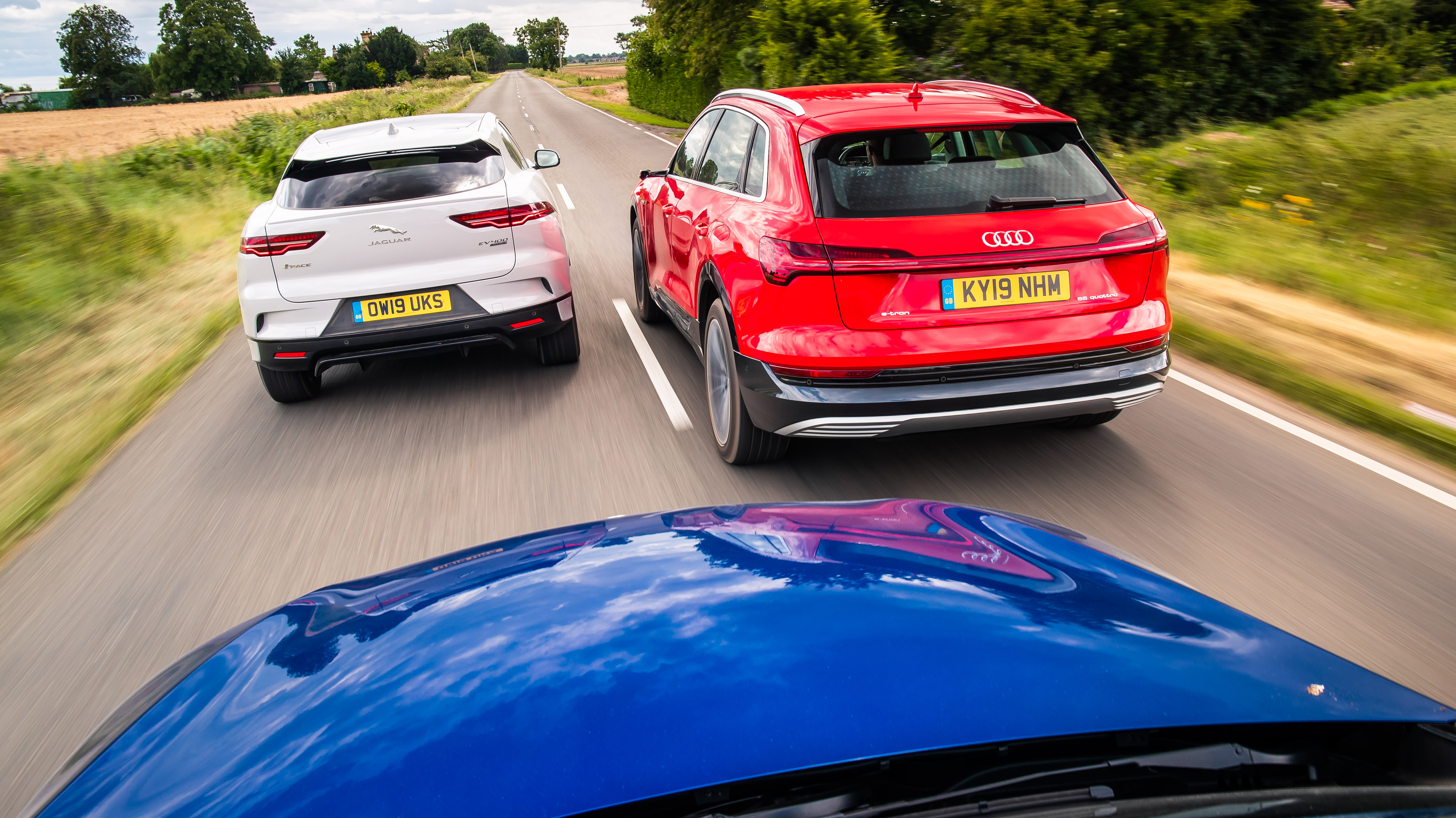 Mercedes EQC vs Audi e tron vs Jaguar I Pace Top Gear