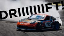 Awesome Drifting Onboard! Chris Forsberg and Geoff Stoneback drift 2000HP of 370Z at Road Atlanta
