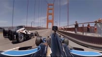 GoPro VR: Indycars over the Golden Gate Bridge