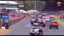 Creed Rolls At Finish And Saves It! Race 3 | Stadium Supertrucks - Adelaide 2015