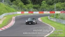 2013 AMG SLS Black Edition (Black Series) testing at the Nürburgring