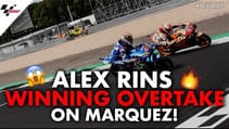 Alex Rins winning overtake on Marc Marquez! | 2019 #BritishGP