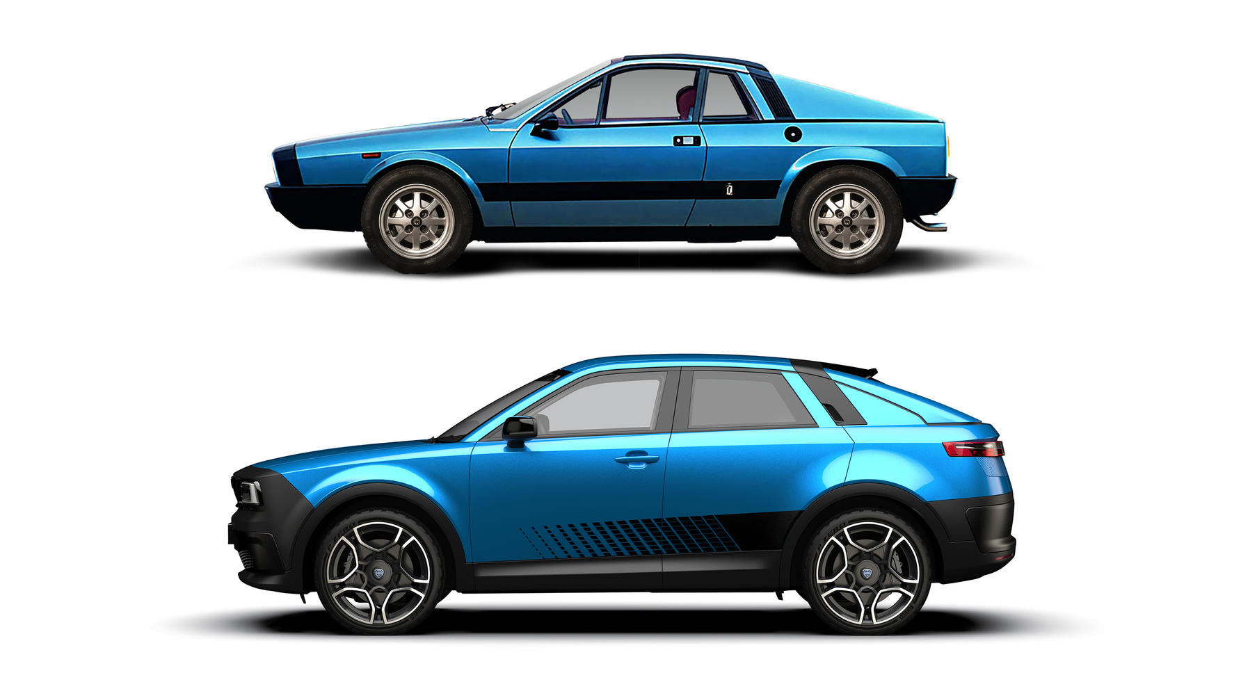 Lancia Montecarlo hybrid SUV concept by David Obendorfer