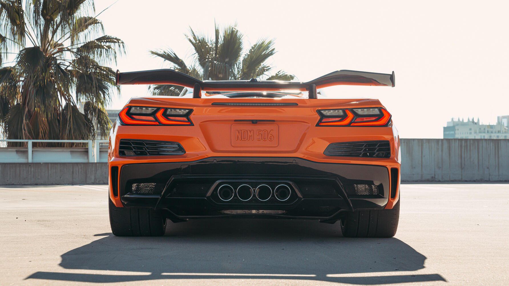 Amplify Orange 2023 C8 Corvette Z06