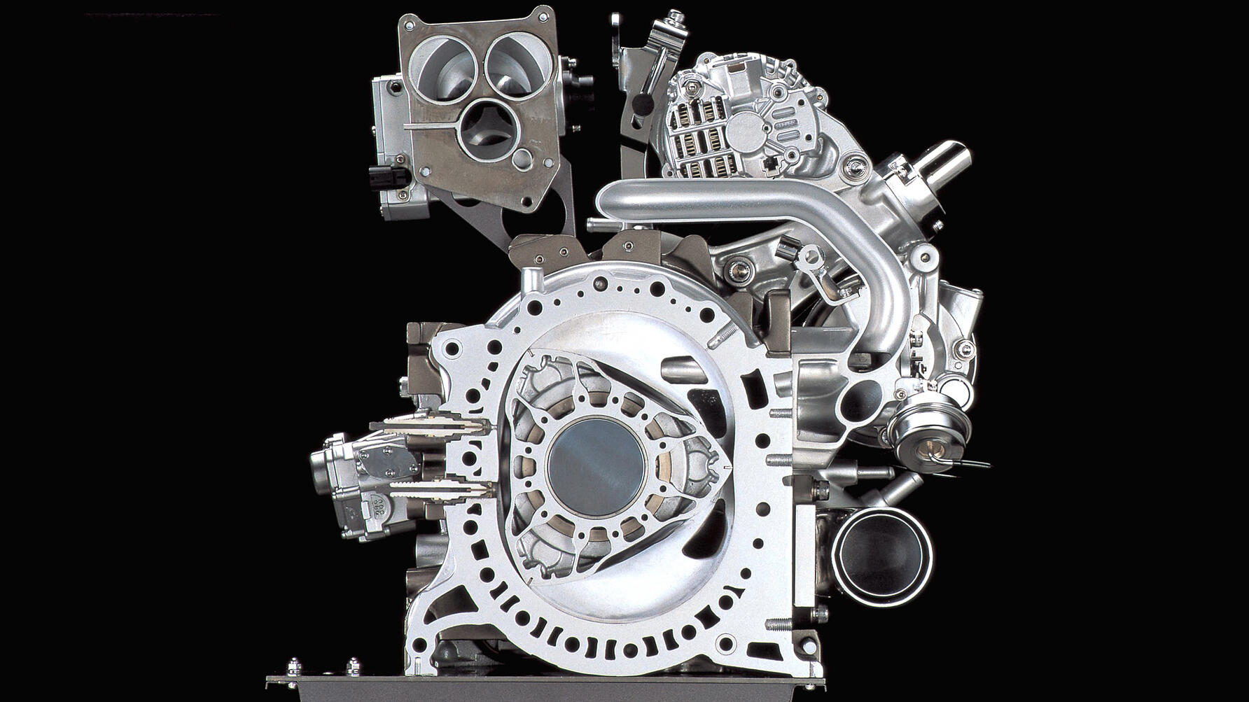 Mazda Renesis rotary engine side view